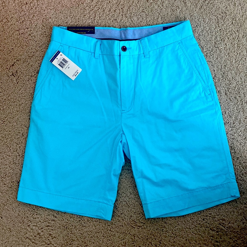 Polo Shorts Teal Blue